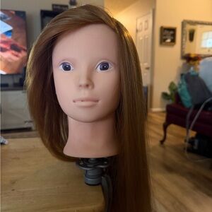 Professional Women’s Hair Styling Mannequin Head - Brown